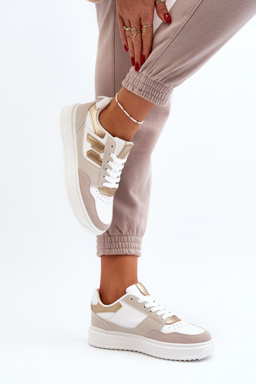 Scarpe da ginnastica modello Regines beige