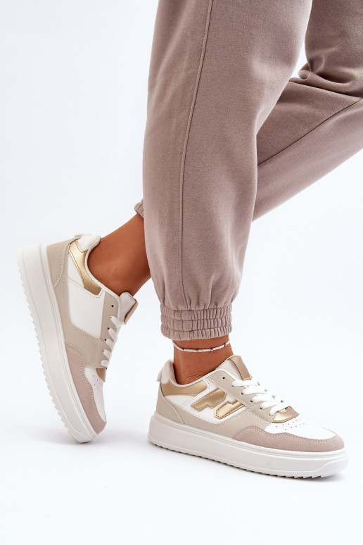 Scarpe da ginnastica modello Regines beige