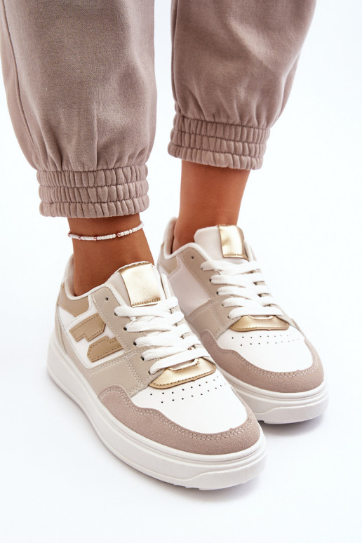 Scarpe da ginnastica modello Regines beige