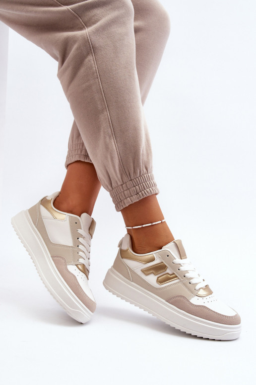 Scarpe da ginnastica modello Regines beige