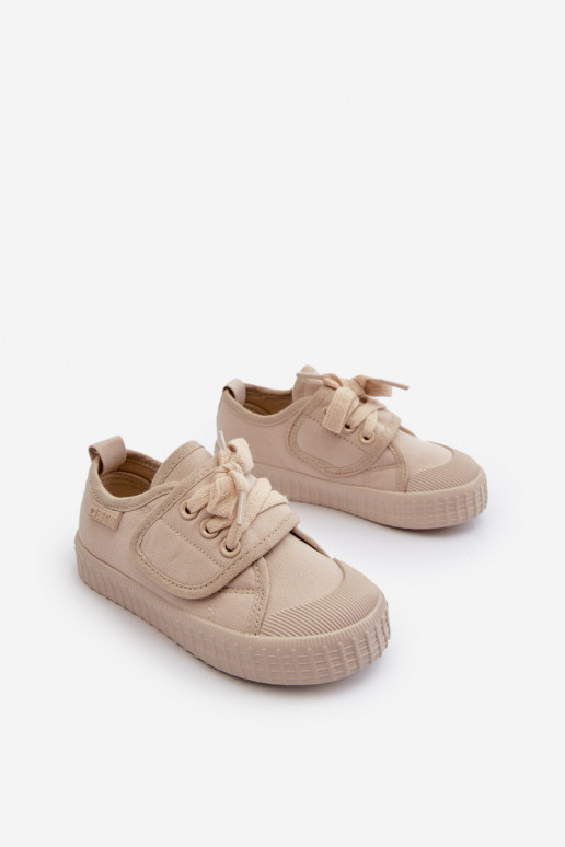 Scarpe per il tempo libero da bambino HI-POLY SYSTEM BIG STAR NN374017 beige