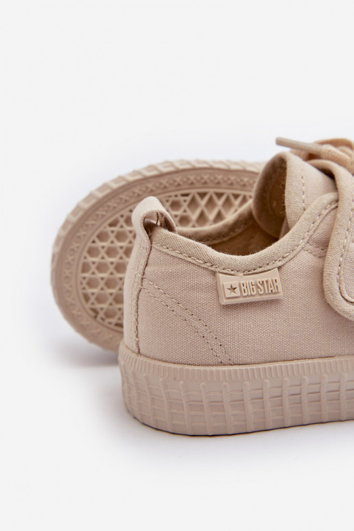 Scarpe per il tempo libero da bambino HI-POLY SYSTEM BIG STAR NN374017 beige