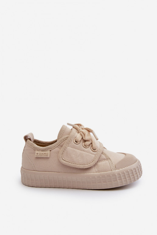 Scarpe per il tempo libero da bambino HI-POLY SYSTEM BIG STAR NN374017 beige