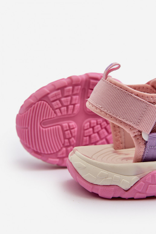 sandali Bambini con chiusure adesive Big Star NN374238 colore rosa sandali Bambini con chiusure adesive Big Star NN374238 colore rosa