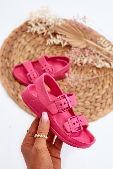 Ciabatte Bambini con fibbie BIG STAR NN374545 colore rosa 2