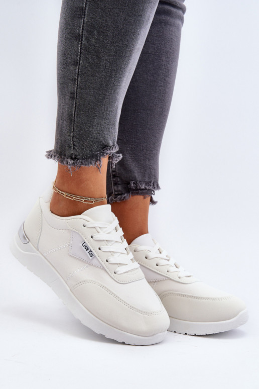 scarpe sportive Sneakers modello scarpe colore bianco Vovella