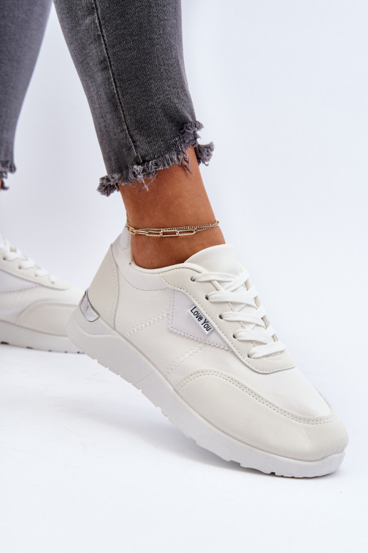 scarpe sportive Sneakers modello scarpe colore bianco Vovella