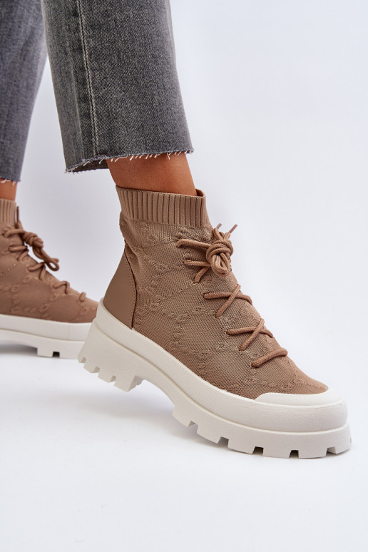 con una soletta a calzino con una soletta a calzino