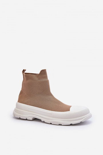 Stivaletti Ilanae da donna marroni con soletta a calzino 2