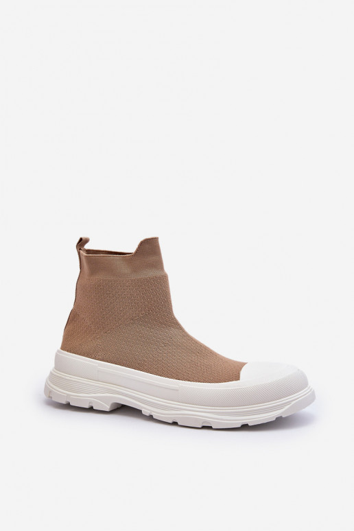 Stivaletti Ilanae da donna marroni con soletta a calzino Stivaletti Ilanae da donna marroni con soletta a calzino