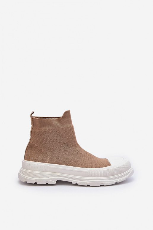 Stivaletti Ilanae da donna marroni con soletta a calzino Stivaletti Ilanae da donna marroni con soletta a calzino