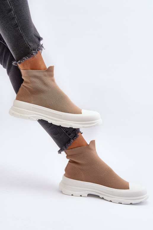 Stivaletti Ilanae da donna marroni con soletta a calzino Stivaletti Ilanae da donna marroni con soletta a calzino