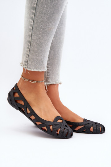 Ballerine in gomma colore nero Salam 2