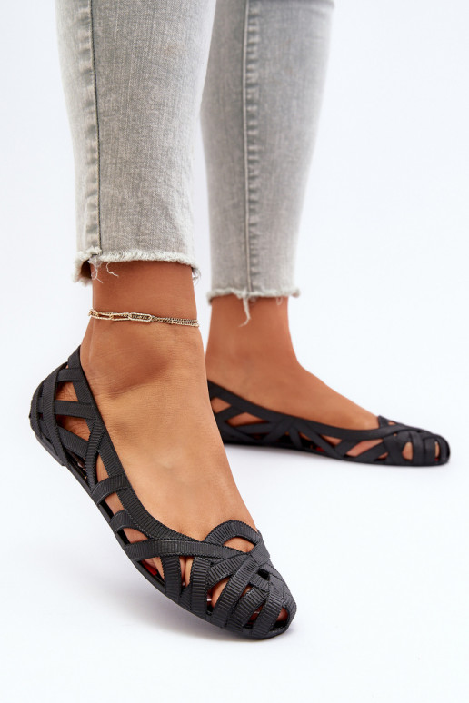 Ballerine in gomma colore nero Salam Ballerine in gomma colore nero Salam