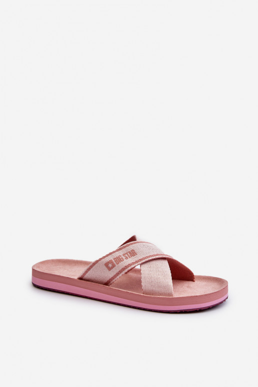 Ciabatte da donna Big Star NN274A058 rosa