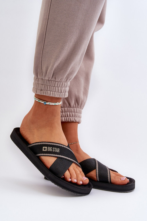 Ciabatte da donna Big Star NN274A059 colore nero