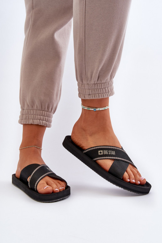 Ciabatte da donna Big Star NN274A059 colore nero