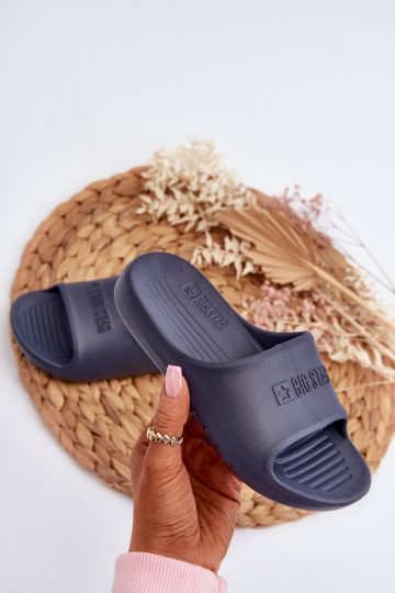 Pantofole leggere per bambini Big Star NN374557 blu scuro 2