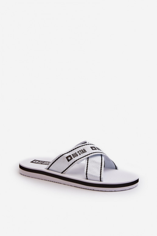 Pantofole da donnaPantofole leggerej Podeszwie Big Star NN274A509 bianco