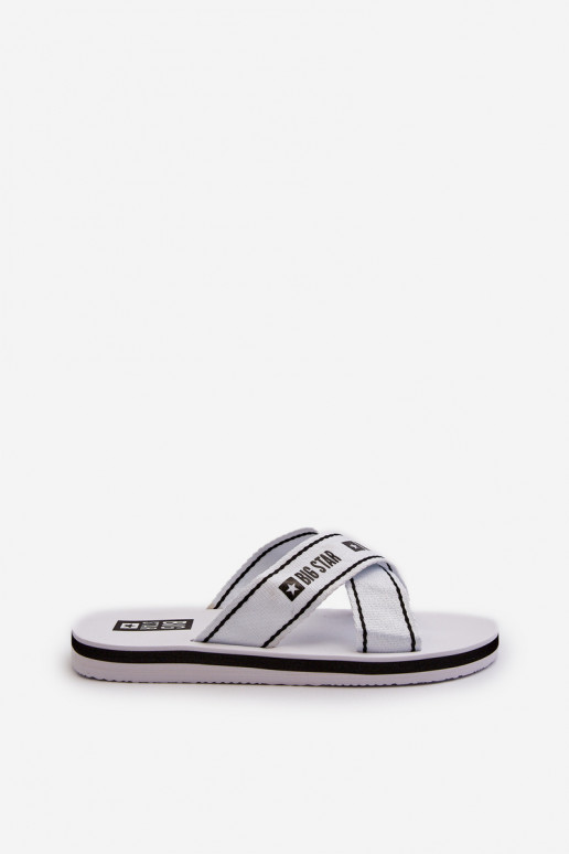 Pantofole da donnaPantofole leggerej Podeszwie Big Star NN274A509 bianco