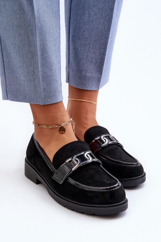 Mocassini in pelle scamosciata S.Barski HY3350A