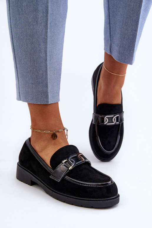 Mocassini in pelle scamosciata S.Barski HY3350A