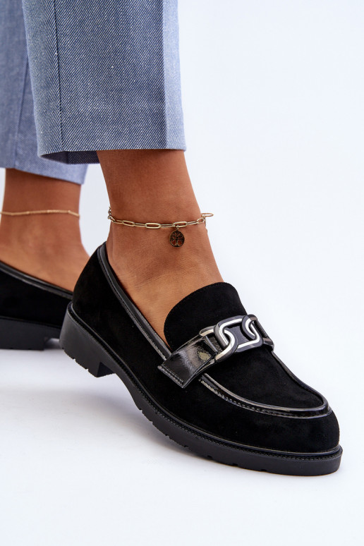 Mocassini in pelle scamosciata S.Barski HY3350A