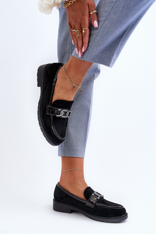 Mocassini in pelle scamosciata S.Barski HY3350A