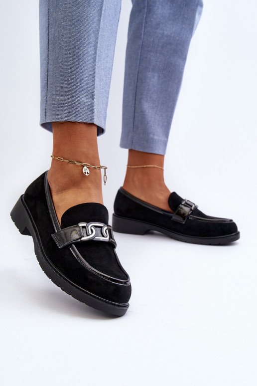 Mocassini in pelle scamosciata S.Barski HY3350A