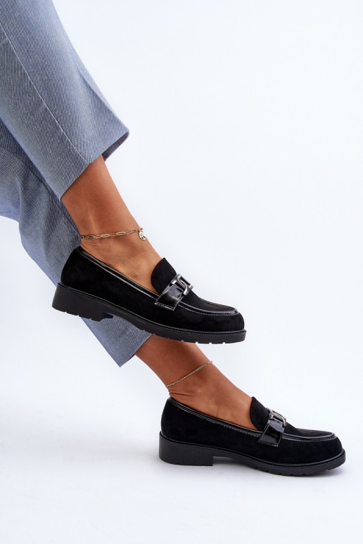 Mocassini in pelle scamosciata S.Barski HY3350A