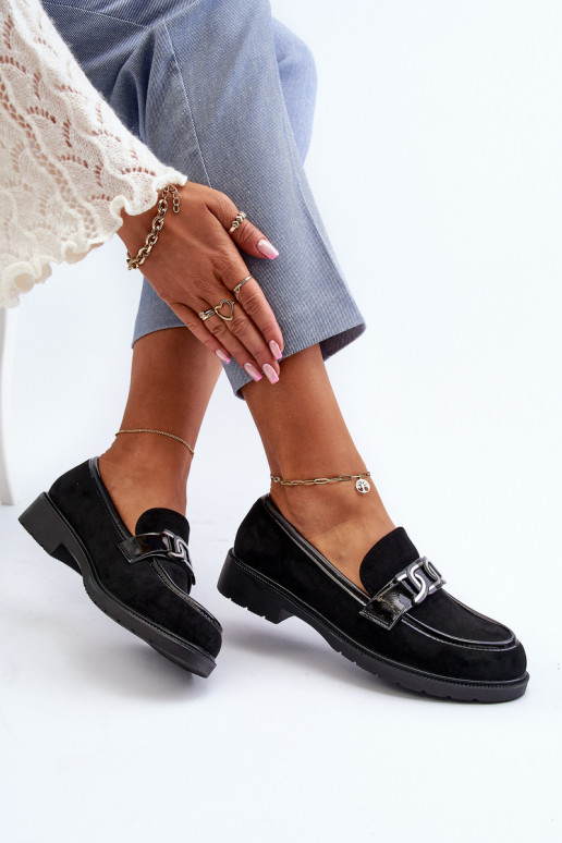 Mocassini in pelle scamosciata S.Barski HY3350A