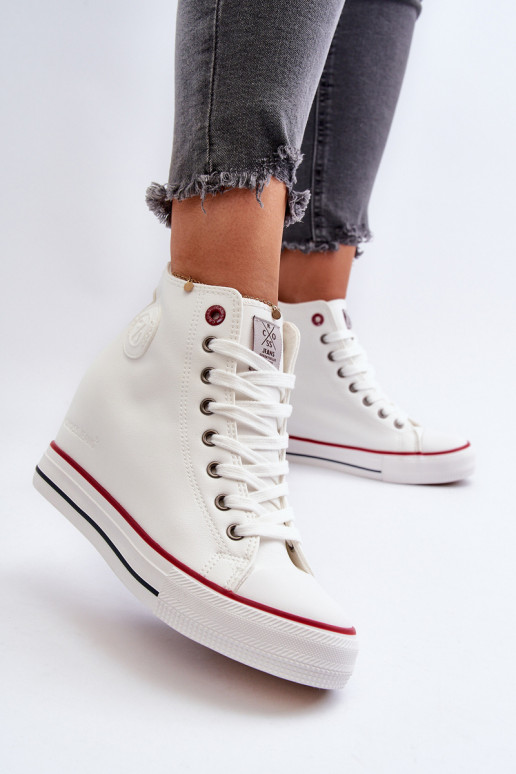 Scarpe tempo libero Cross Jeans NN2R4004 colore bianco Scarpe tempo libero Cross Jeans NN2R4004 colore bianco