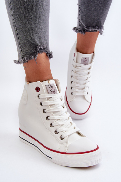Scarpe tempo libero Cross Jeans NN2R4004 colore bianco Scarpe tempo libero Cross Jeans NN2R4004 colore bianco