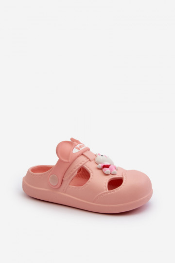 Pantofole Bambini Pantofole leggere con ornamenti colore rosa Opleja