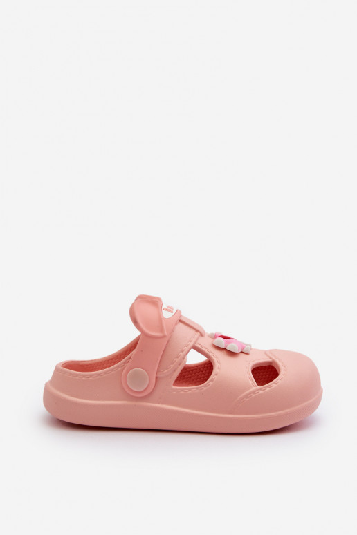 Pantofole Bambini Pantofole leggere con ornamenti colore rosa Opleja