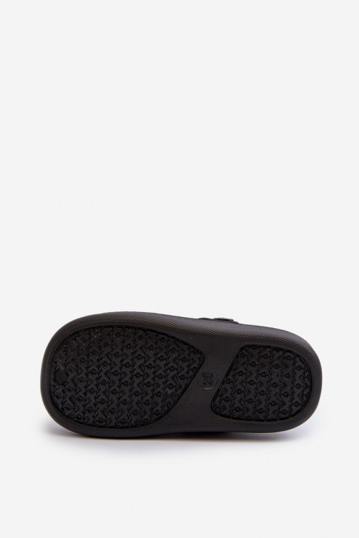 Pantofole Bambini Pantofole leggere con ornamenti colore nero Opleja
