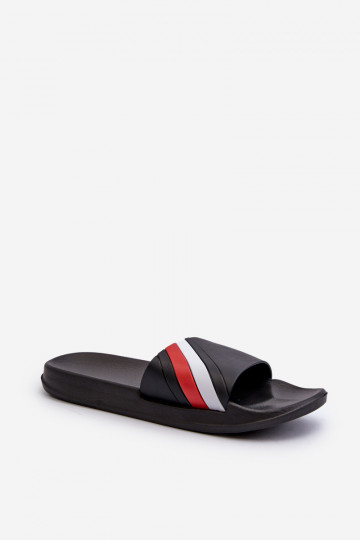Ciabatte da uomo modello classico Light in colore nero Bemostom