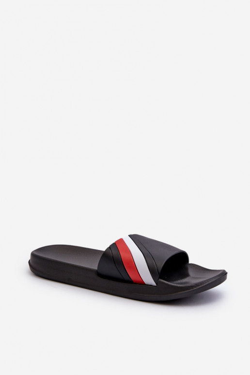 Ciabatte da uomo modello classico Light in colore nero Bemostom