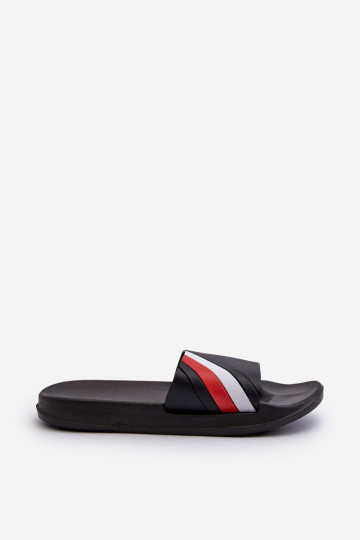 Ciabatte da uomo modello classico Light in colore nero Bemostom 2