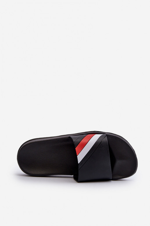 Ciabatte da uomo modello classico Light in colore nero Bemostom