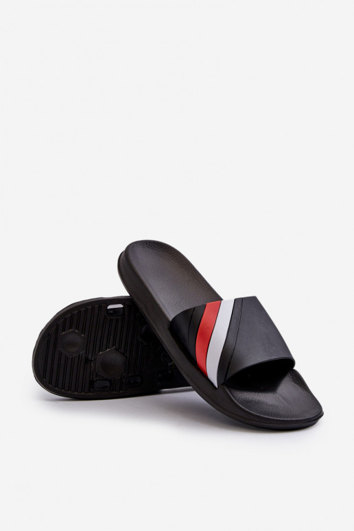 Ciabatte da uomo modello classico Light in colore nero Bemostom