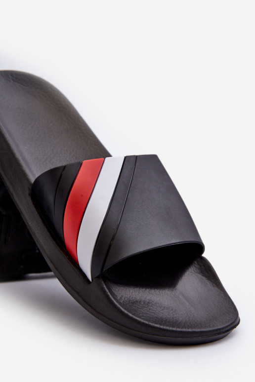Ciabatte da uomo modello classico Light in colore nero Bemostom