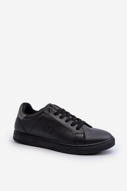 Scarpe casual da uomo realizzate in ecopelle Big Star NN174284 colore nero