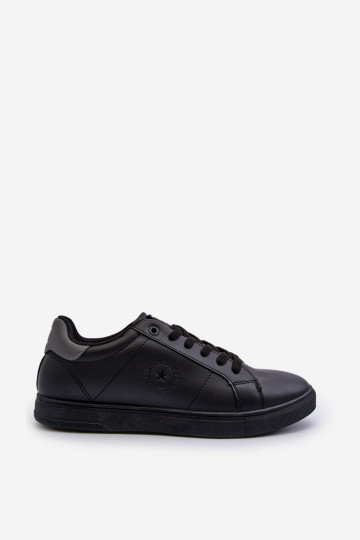 Scarpe casual da uomo realizzate in ecopelle Big Star NN174284 colore nero 2