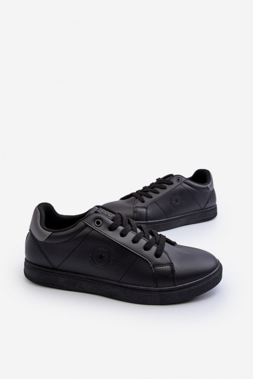 Scarpe casual da uomo realizzate in ecopelle Big Star NN174284 colore nero