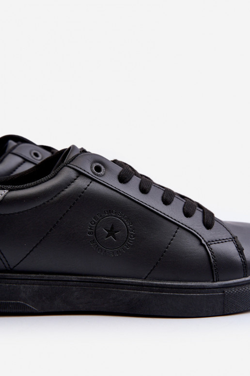 Scarpe casual da uomo realizzate in ecopelle Big Star NN174284 colore nero