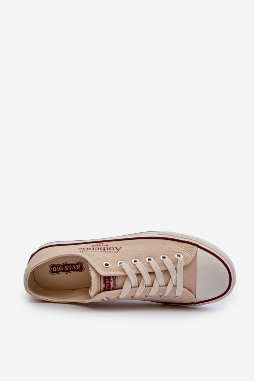 Scarpe casual da uomo Big Star NN174058 beige