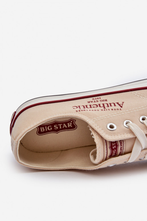 Scarpe casual da uomo Big Star NN174058 beige