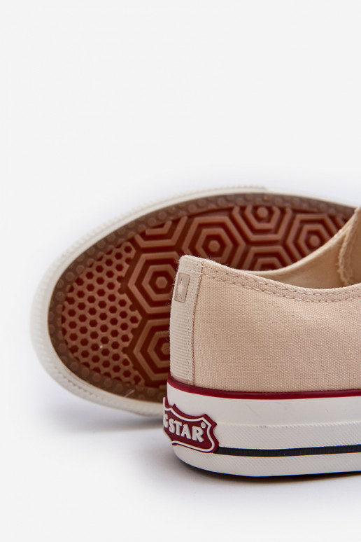 Scarpe casual da uomo Big Star NN174058 beige