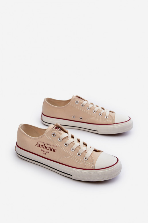 Scarpe casual da uomo Big Star NN174058 beige